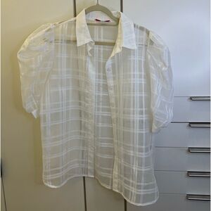 Jealous tomato see-through shirt